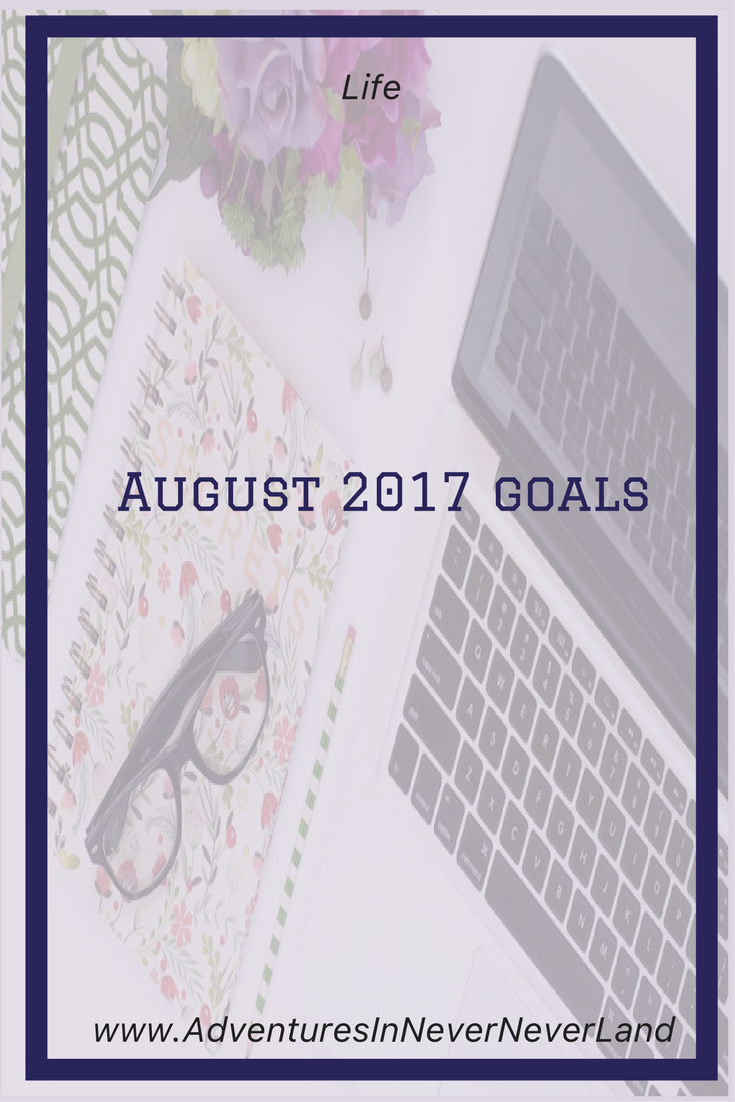 I like to make goals each month. Here are my goals for August 2007