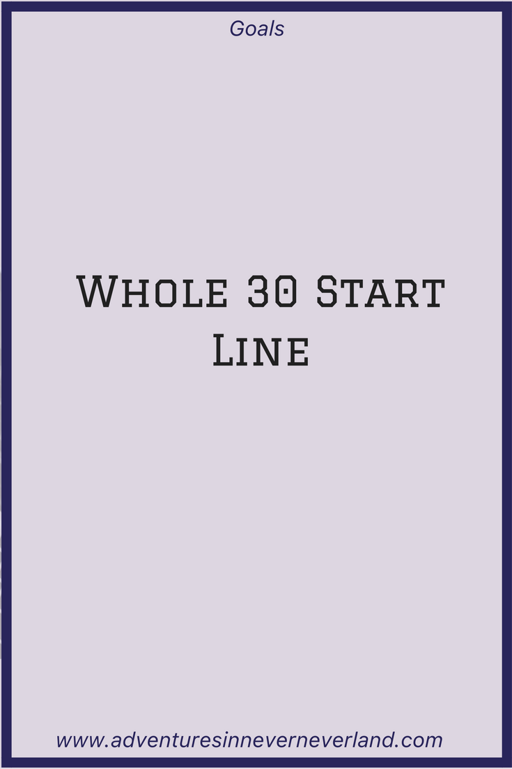 My starting point on the #whole30 challenge