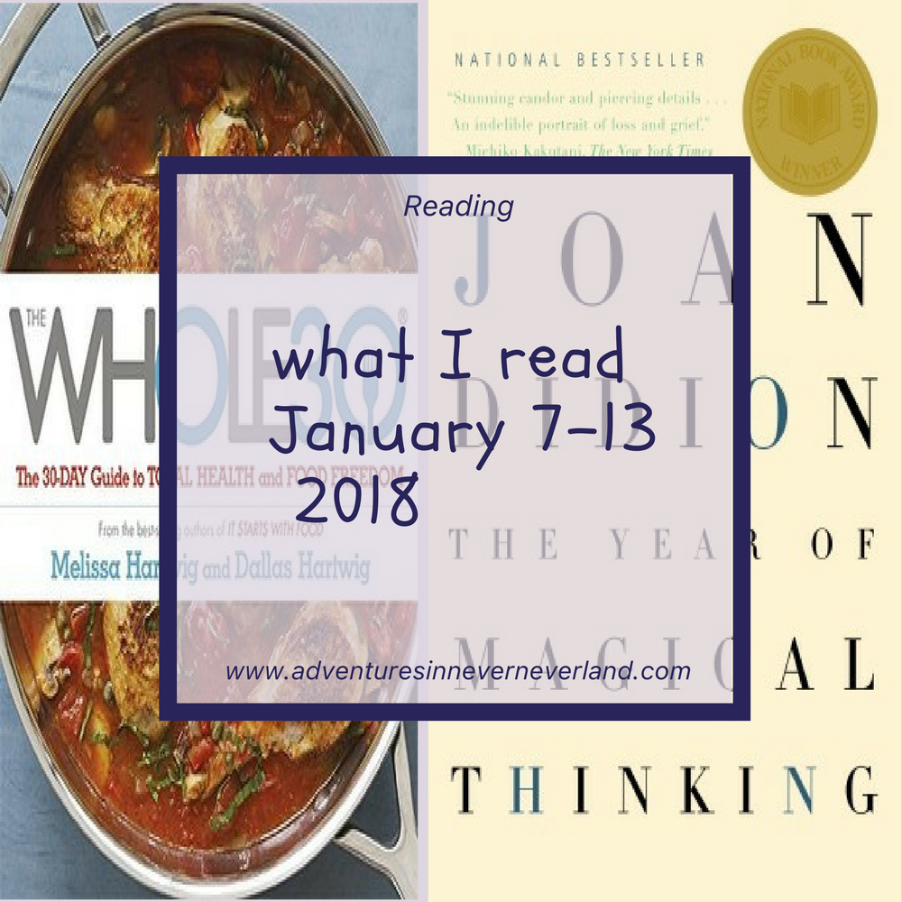 what I am reading January 18 2018