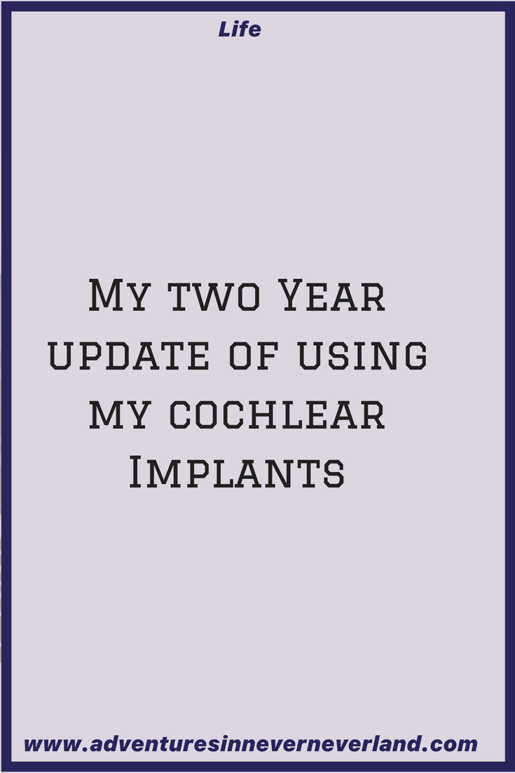 It has been two years since I received my cochlear ear implants. #clickthrough to see I i am adapting to them