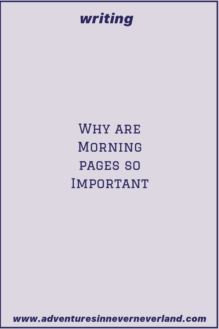 Why are morning pages so important? #writing
